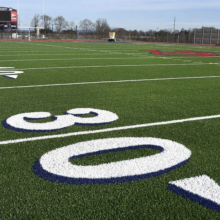 The factory recommends cheap but high-quality football grass
