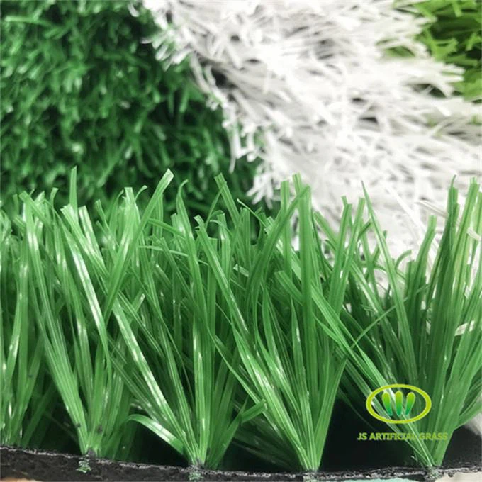 Eco-friendly 50mm Stem Shape Artificial Grass For Football Field